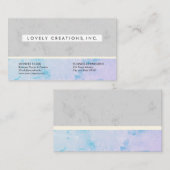 Verfijnde textuur Collectief kleurenblok Visitekaartje (Voorkant / Achterkant)