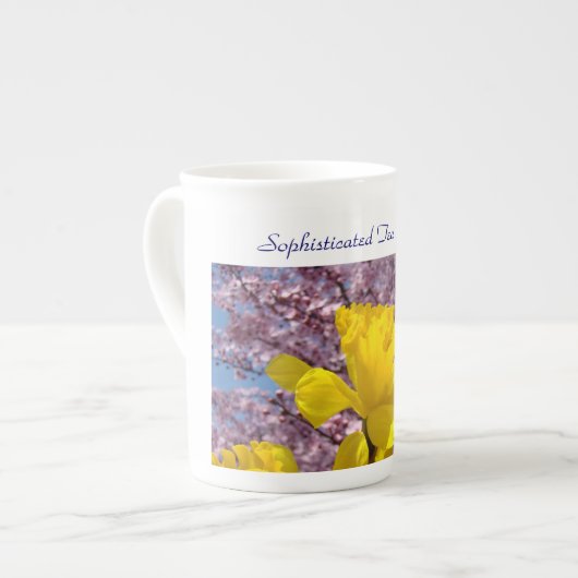 Verfijnde Theedrinker mokken cadeaus Narcissen (Links)