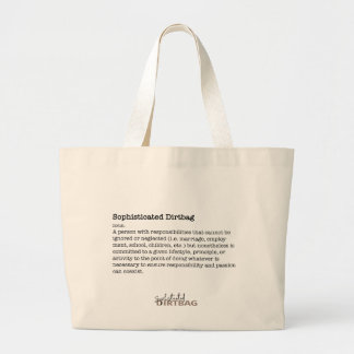 Verfijnde vuiltas grote tote bag