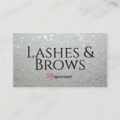 Verfijnde wimper visitekaartje (Achterkant)