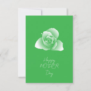 Verfijnde Witte Gedefinieerde Kunst Schaduwbloem Kaart