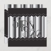 Verfijnde zwarte en witte Sip en zie 2 Kaart (Voorkant / Achterkant)