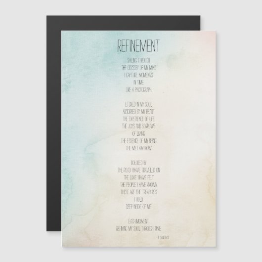 verfijningsgedicht (Voorkant / Achterkant)