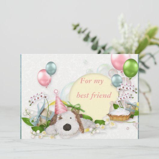 Verfkaart voor hondsdag (Staand voorkant)