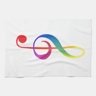 verfkleuren voor regenboog theedoek