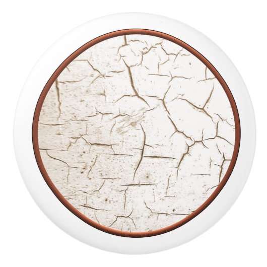 Verfknop in de rack keramische knop (Voorkant)