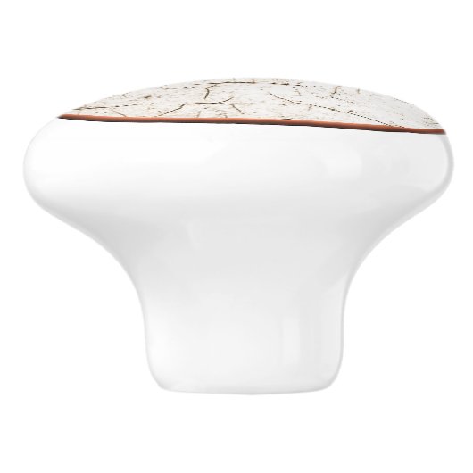 Verfknop in de rack keramische knop (Zijkant)