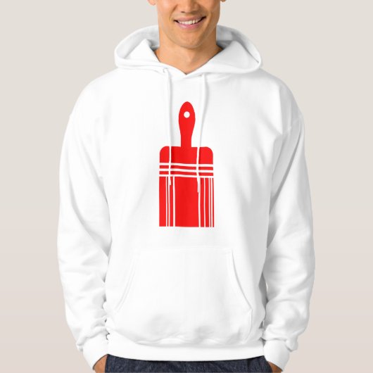 Verfkwast 02 hoodie (Voorkant)