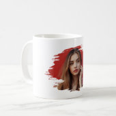 Verfkwast Foto Koffiemok (Voorkant links)