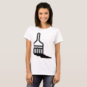 Verfkwastpictogram T-shirt (Voorkant volledig)