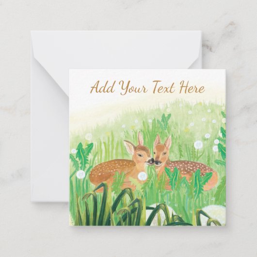 Verflakkeringen in Tall Grass Notitiekaartje (Voorkant)