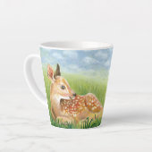 Verflauwte in de Grass Nursery small Latte Mok (Linkerhoek)