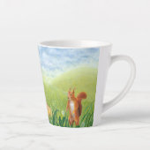 Verflauwte in de Grass Nursery small Latte Mok (Rechts)