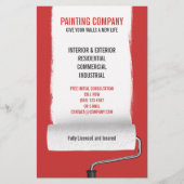 Verflyer van de Verkenner van het Verfende Bedrijf Flyer (Voorkant)