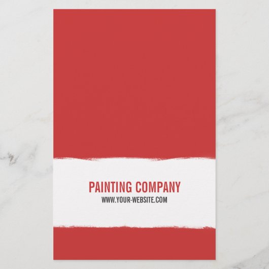 Verflyer van de Verkenner van het Verfende Bedrijf Flyer (Achterkant)