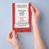 Verflyer van de Verkenner van het Verfende Bedrijf Flyer (Hand)