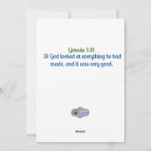 verfpaard, kunstenaarspallet, winter feestdagenkaart (Achterkant)