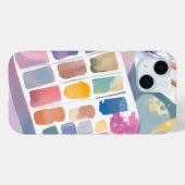 Verfpalet | Mooi Kleurrijk Aquarel Case-Mate iPhone Case (Achterkant (horizontaal))