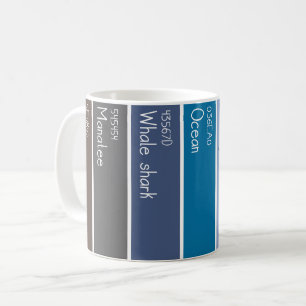 Verfpalette Blue Ocean Verfstaaltjes Koffiemok