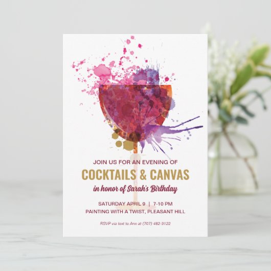 Verfpartij Kaart (Staand voorkant)