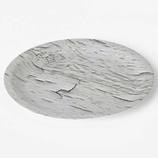 Verfpatroon schillen papieren bordje (Gekanteld)