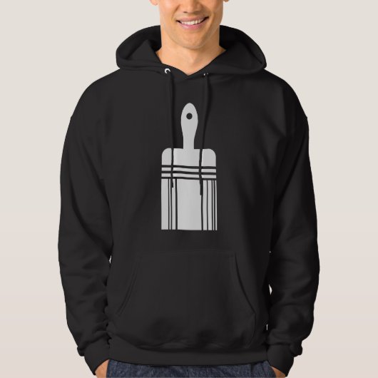 Verfpenseel 02 hoodie (Voorkant)
