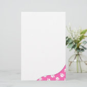 Verfprinters Verrassend warm roze Briefpapier (Staand voorkant)