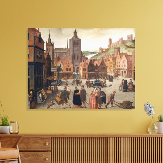  verfproducten canvas afdruk (Insitu (Woonkamer))