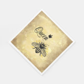 Verfraai uw feest: Koningin Bee Servet (Hoek)