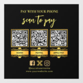 Verfraai uw winkel met onze op maat gemaakte zakel raamsticker (Vel)