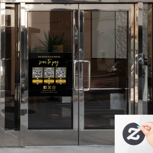 Verfraai uw winkel met onze op maat gemaakte zakel raamsticker (Kantoordeur)