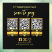 Verfraai uw winkel met onze op maat gemaakte zakel raamsticker (Vel 3)