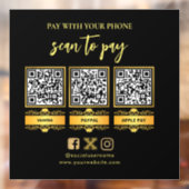 Verfraai uw winkel met onze op maat gemaakte zakel raamsticker (Vel 2)