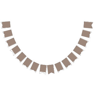 Verfraai uw woonkamerstijl met een bruine  vlaggetjes