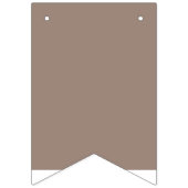 Verfraai uw woonkamerstijl met een bruine  vlaggetjes (Eerste vlag)