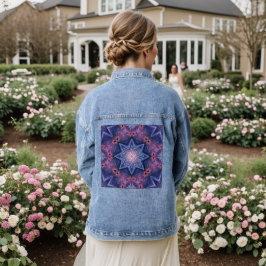 VERFRAAID STERMOTIEF DENIM JACKET
