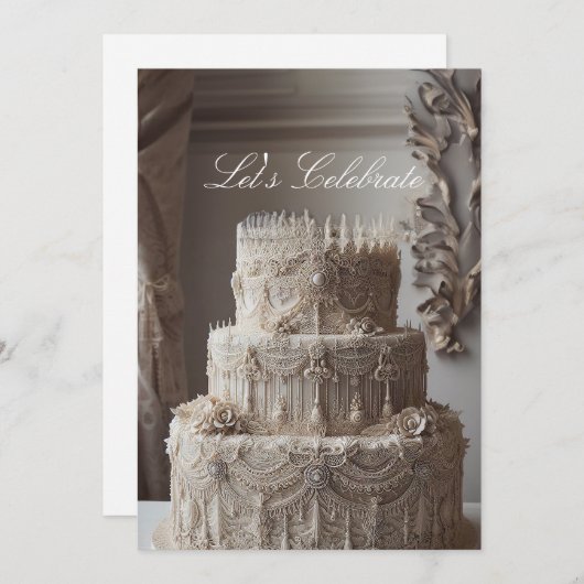 VERFRAAIDE ANTIEKE UITZICHT JUBILEUM KAART (Voorkant / Achterkant)