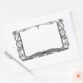 Verfraaide boek Sticker Bookplate (Envelop)