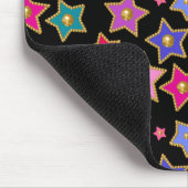 VERFRAAIDE kleine sterren Muismat (Hoek)