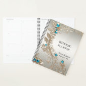 Verfraaien Gold Blue Stones Planner (Display)
