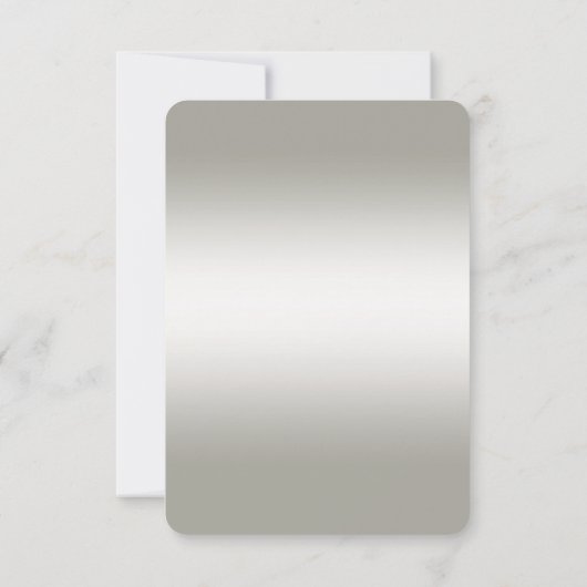 Verfraaien Gouden Blauwe Stenen RSVP-kaart RSVP Kaartje (Achterkant)