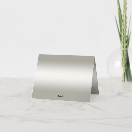 Verfraaien van gouden blauwe stenen bedankkaart (Achterkant)