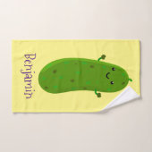 Verfris de gelukkige illustratie van de cartoon pi bad handdoek (Handdoek)