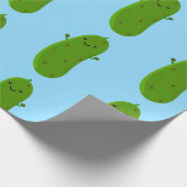 Verfris de gelukkige illustratie van de cartoon pi cadeaupapier (Hoek)