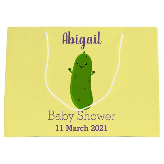 Verfris de gelukkige illustratie van de cartoon pi groot cadeauzakje (Voorkant)