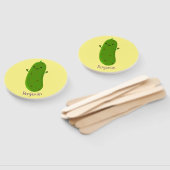 Verfris de gelukkige illustratie van de cartoon pi handwaaier (Niet-gemonteerd)