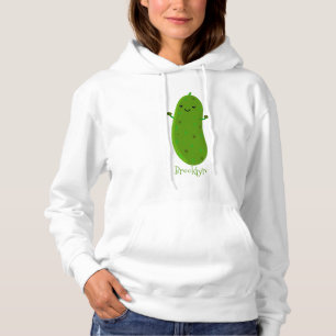 Verfris de gelukkige illustratie van de cartoon pi hoodie