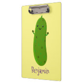 Verfris de gelukkige illustratie van de cartoon pi klembord (Links)