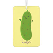 Verfris de gelukkige illustratie van de cartoon pi luchtverfrisser (Achterkant)