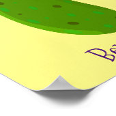 Verfris de gelukkige illustratie van de cartoon pi poster (Hoek)